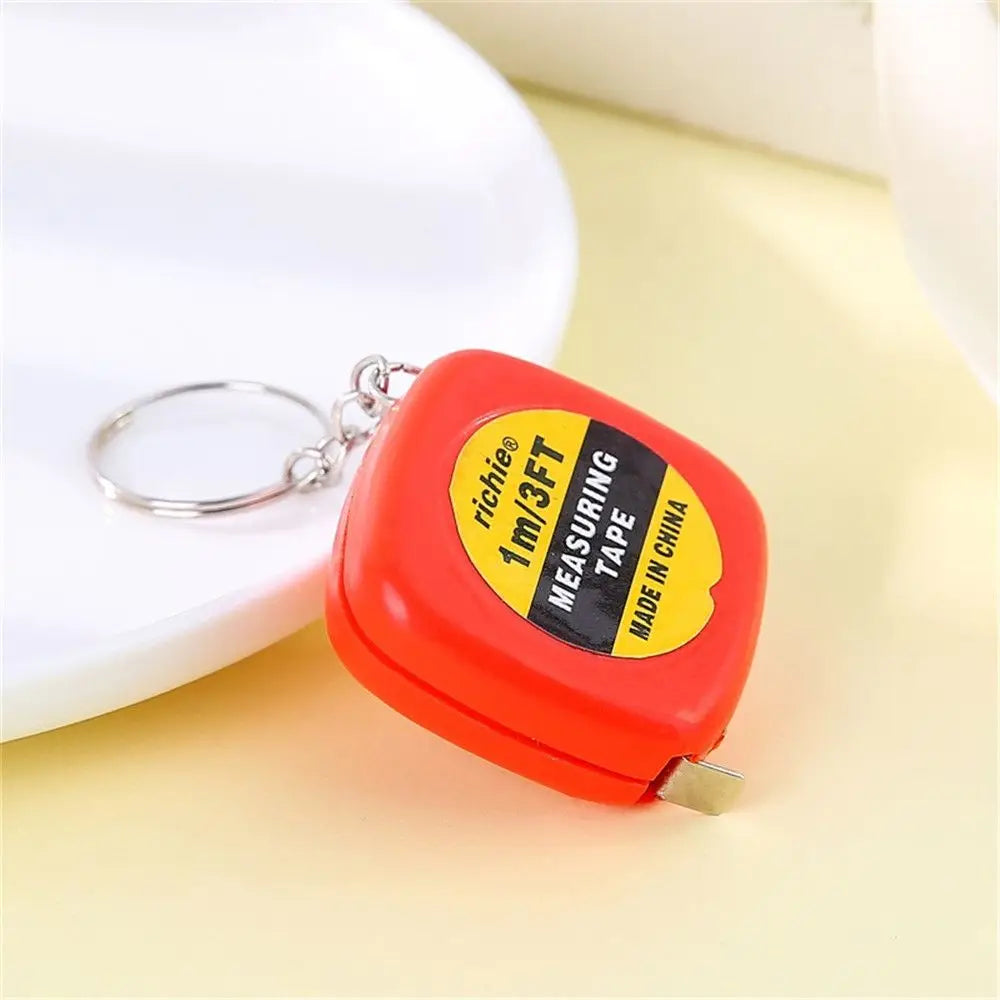 1M/1.5M Measure Ruler Retractable Centimeter Inch Roll Tape Mini Keychain Tape Measure Tailor Portable Sewing Measuring Tool