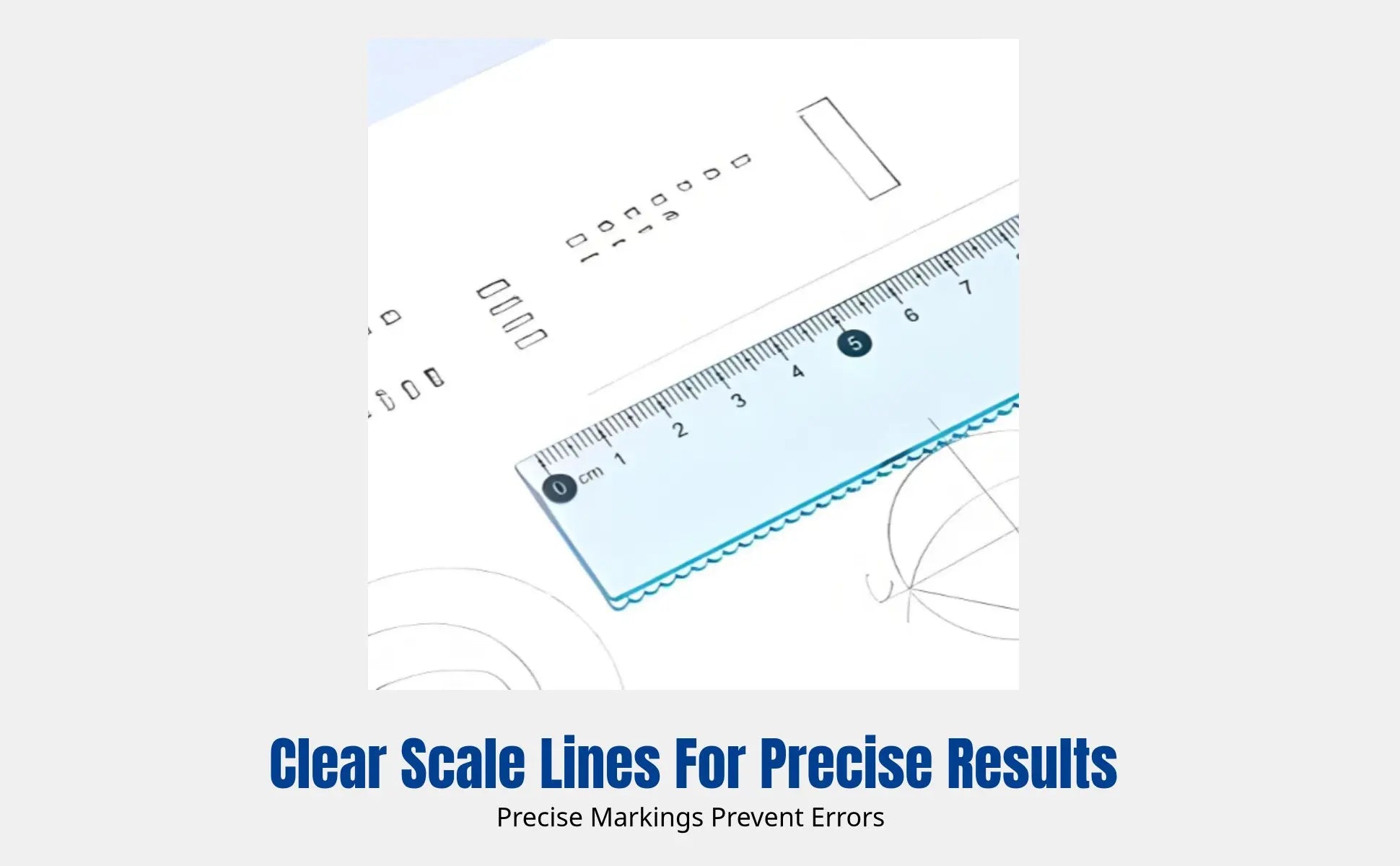 Student Geometry Ruler Set, Transparent, Includes Straight Ruler, Triangle Ruler, Protractor, Kids School Stationery, Random