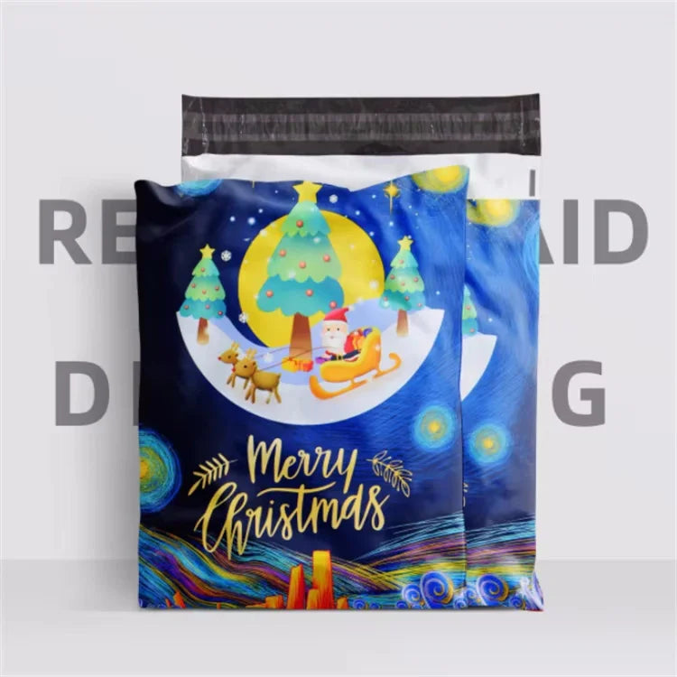 100PCS 9.8x13in Poly Mailer Adhesive Envelope Bag DIY Women Girl's Gifts Wedding Anniversary Plastic Mailing Packaging Pouches