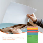 8 Pieces A4 Suspension Folders Hanging File Folder Office Supplies Document Holder ganizer Fits Filing Cabinets Bright Storage