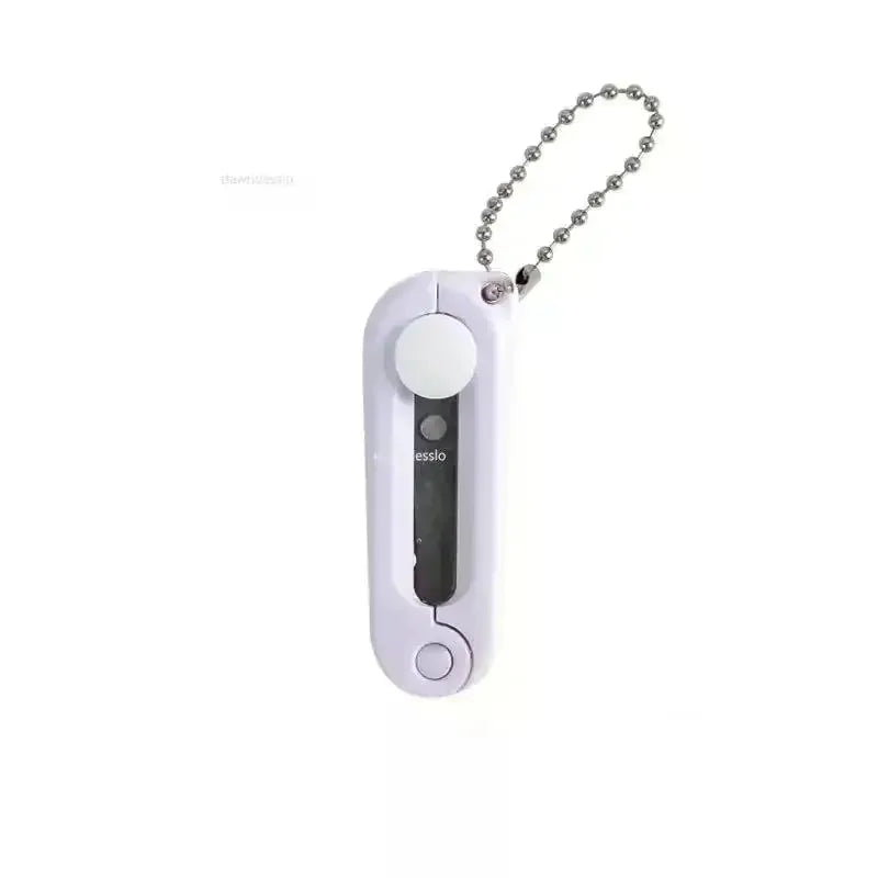 Creative Mini Portable Folding Scissors Morandi Simple Paper-Cutting Art Tool Stationary Scissors Office School Supplies.