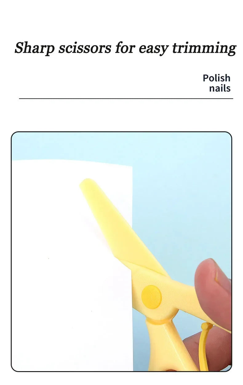 Cute handmade Paper Cuttings plastics scissors handmade DIY supplies School office supplies art tools stationery kawaii pens
