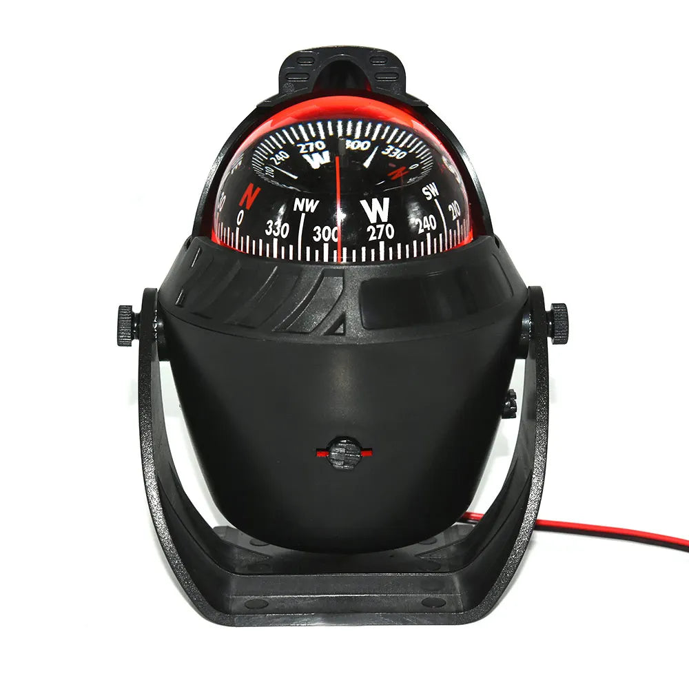 Marine Boat Navigation Compass Sea Position Pointer Waterproof Pivoting Compass Navigating Tools Sailing Tool Boat Accessories