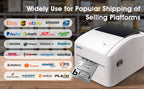 XP-460B/420B 4inch Shipping Label/Express/Thermal Barcode Label Printer Compatible with Shipping Label 4x6 Inches Label