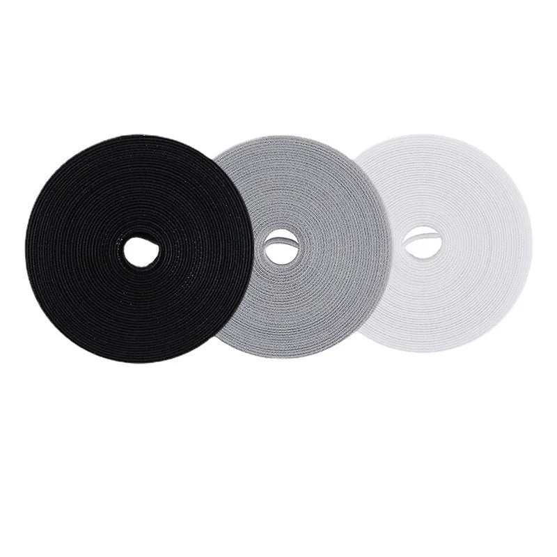 Simple and Portable Desktop Velcro Cable Tie, Data Cable Plug Board Cable Organizer