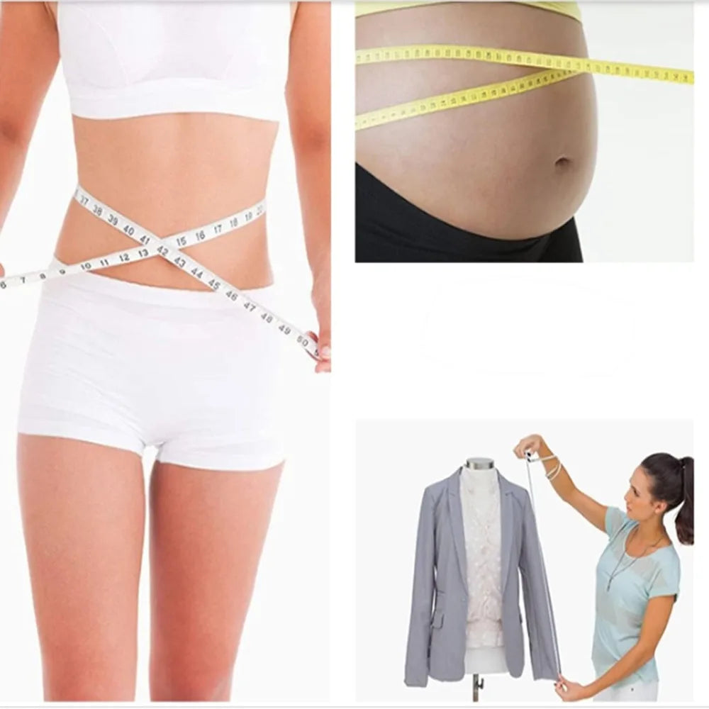 Soft Tape Measure 2 Pack 60 Inch Double Sided Body Measuring Tape for Weight Loss Sewing Tailor Craft Clothes Fabric Measurement Flexible Ruler with Centimeters and Inches Reverse Side for Easy Reading Accurate Body