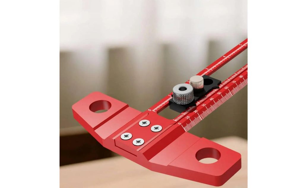 T-Square Ruler Aluminum Alloy Carpenter T Ruler Woodworking Marking Gauge Clamp Lock Design Hand Tool for Carpenters