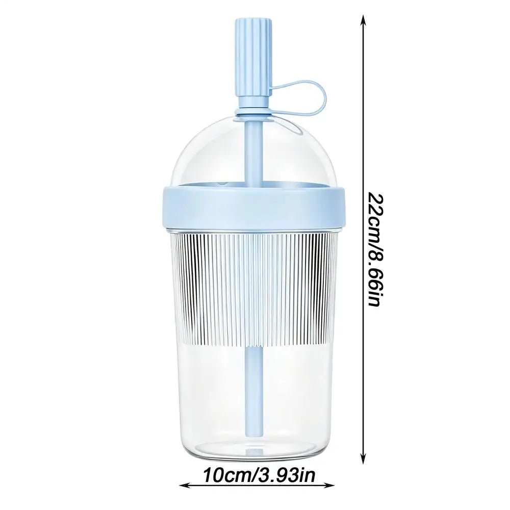 Reusable Coffee Cups with Lids 17oz Tumbler with Straw Tea Mug with Straw for Women Men Travelers Students Home Office Gym