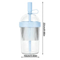Reusable Coffee Cups with Lids 17oz Tumbler with Straw Tea Mug with Straw for Women Men Travelers Students Home Office Gym