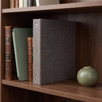 Loose-Leaf Notebook Cover Fabric Binder Refillable 3-Ring Binder Suitable for Paper Documents Music Scores Notebook