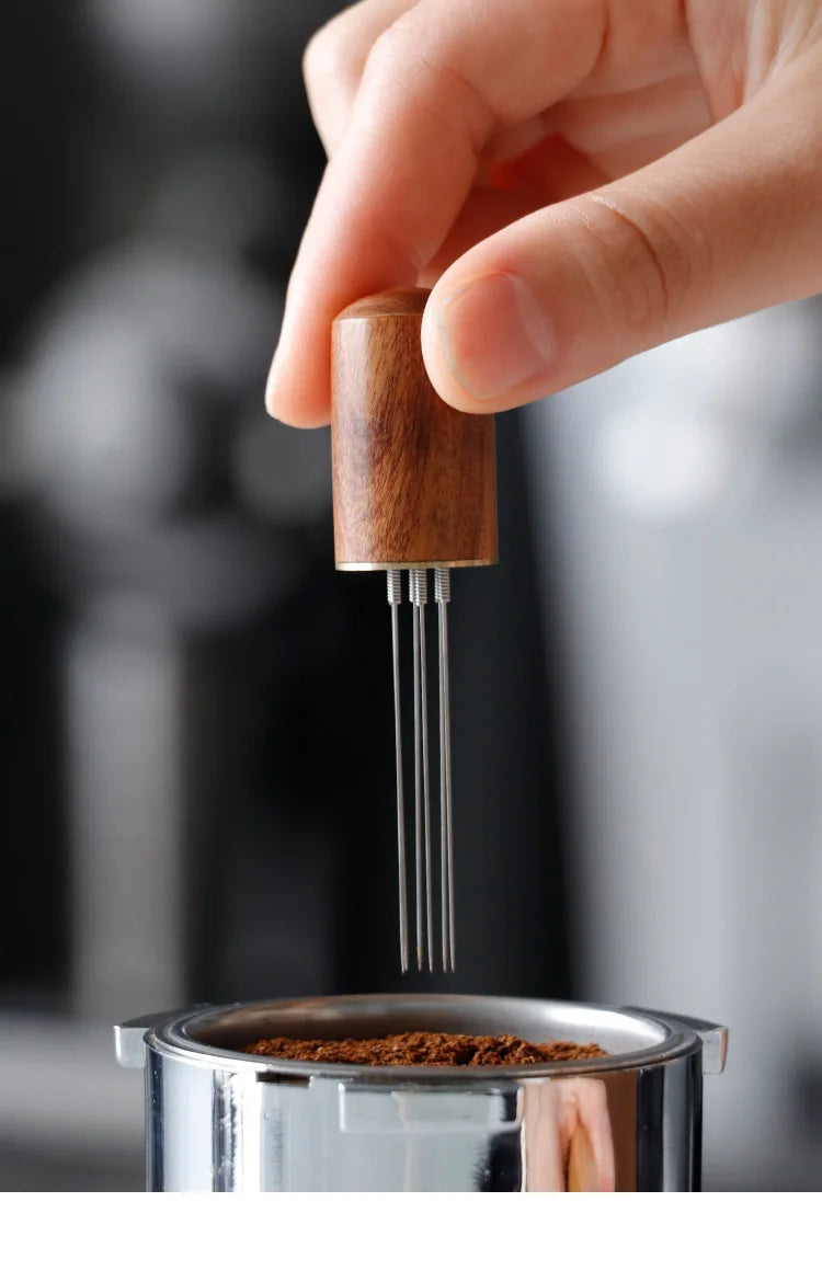 Coffee Tamper Needles Tools Espresso Coffee Stirrer Coffee Stirring Tool 6 Needles Cafe Stirring Barista Accessories
