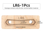 QJH Zipper Leather Cutting Die Cut Mold, Leather Punch Die Set, Leather Crafts Kraft Tool, Handmade Cutters - Bag Zipper Pullers