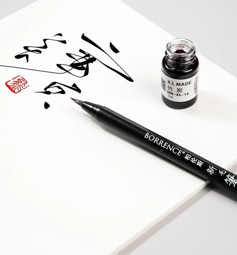 Calligraphy Chinese Painting Brush Soft Headed Brush Small Regular Script Brush for Beginner Art Student Painting Writing Pen