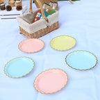 10pcs/set Disposable Birthday Tableware Cup Paper Plate Straws Birthday Party Wedding Decoration Kids Baby Shower Party Supplies