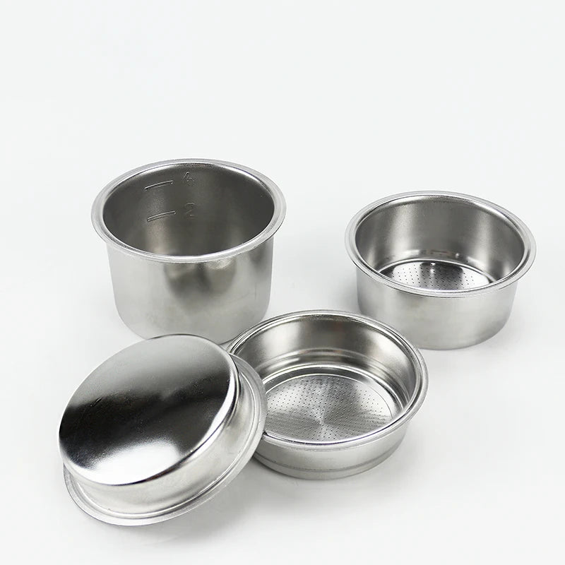 1Pcs 51mm 58mm 1-Cup 2-Cup 4-Cup Filter Replacement Filter Basket For Coffee Bottomless Portafilter Barista Espresso Accessories