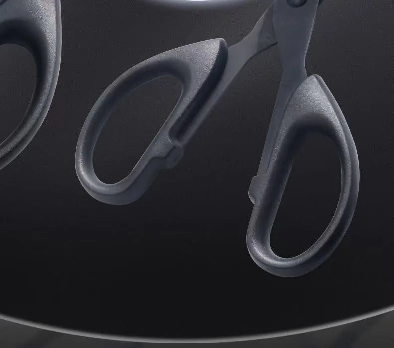 Black Blade Scissors, Sharp Multi-Color Household & Office Small Scissors, Paper Cutting Stationery for Handmade Crafts DIY