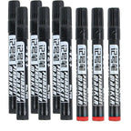 3/9pcs Permanent  Paint Marker Pen Waterproof Black Pen for Tyre Oily Markers Quick Drying Signature Pen Stationery Supplies