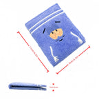 South Park Towel Wallet, Anime Embroidery Billfold, Women's Cartoon Bag/