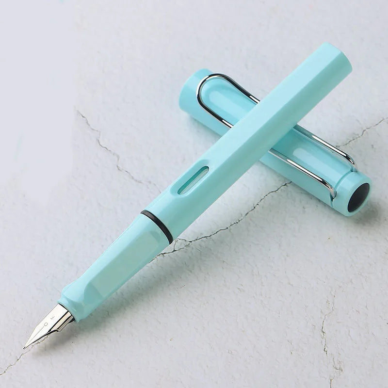 High-Quality Calligraphy Fountain Pen Luxury Ink Cartridge Writing Office School Supplies for Students