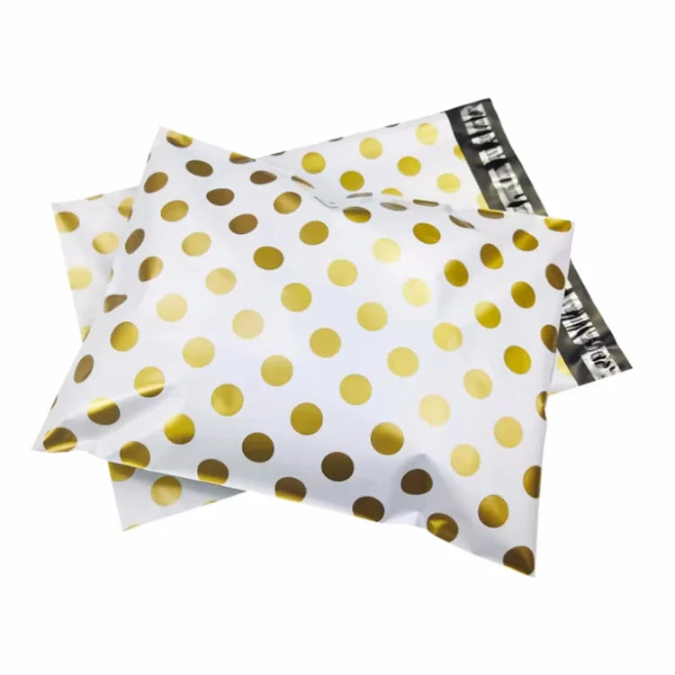 100PCS Poly Mailer Adhesive Envelope Shipping Bag DIY Garment T-shirt Dress Jacket Bra Christmas Toys Gift Packaging Pouches