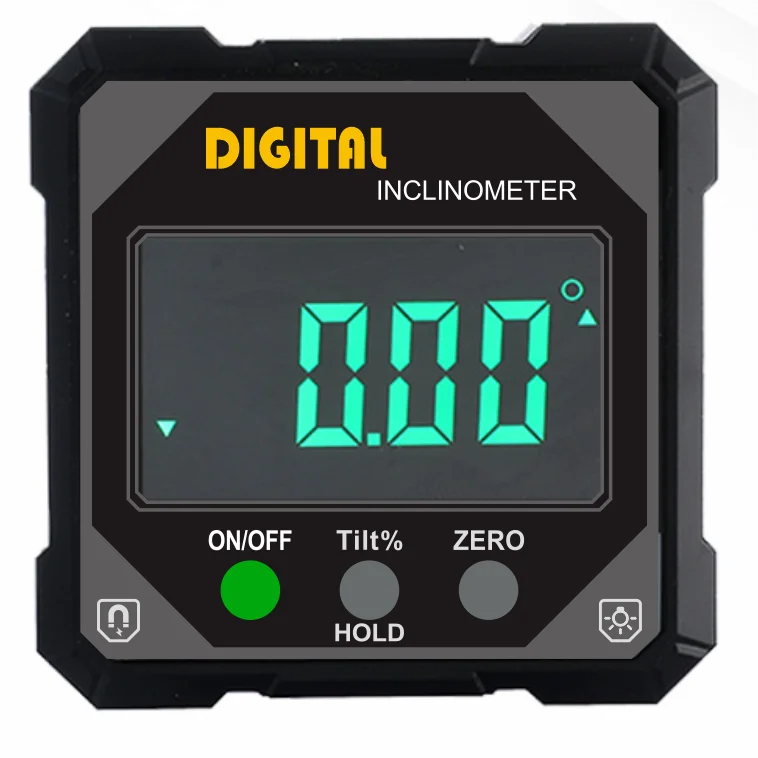 4 Types ETOPOO 4*90 Multi Functional 4-Sides Magnetic Digital Protractor Angle Measure Inclinometer Level Box Charging Angle
