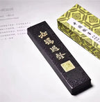 Chinese Sumi Ink Stick Pine Soot Solid Ink Stick Calligraphy Artist Painting Watercolor Fabric Paint Ink Block Painting Inkstick
