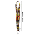 Japanese Anime Monsters Neck Strap Lanyard for Keys Keychain Badge Holder ID Credit Card Pass Mobile Phone Charm Accessories