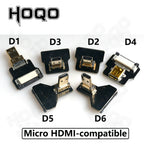HDMI-compatible FPV Cable Micro/Mini HD-90 Degree Adapter FPC Ribbon Flat Pitch 20pin For TV Projector Multicopter Aerial Photog