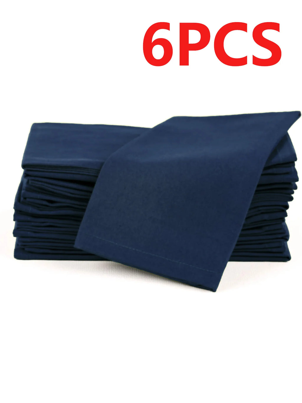6/12PCS 40x40cm Cotton Linen Cloth Napkins Thickened Durable Placemat Reusable for Kitchen Dining Wedding Decoration