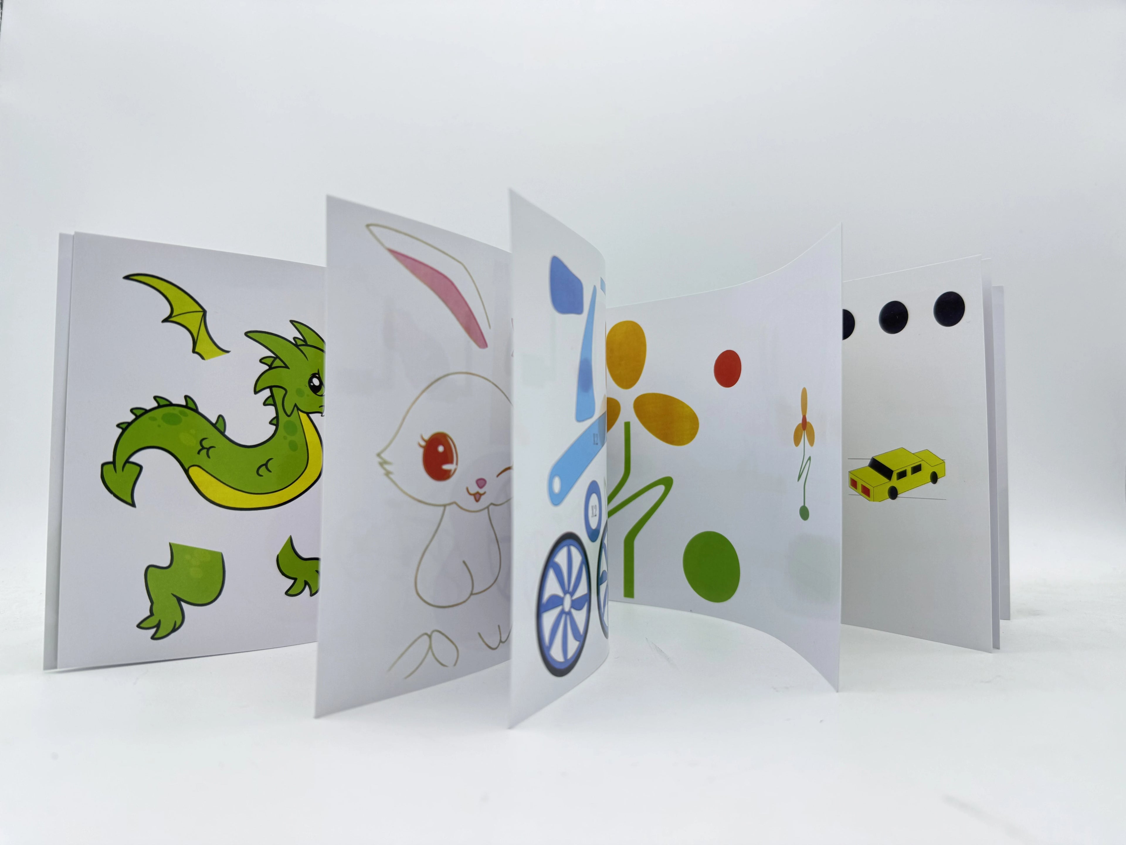 12/22 sheets of 3D printer drawing stencil paper template for 3D printing pen, pattern and clear plate set