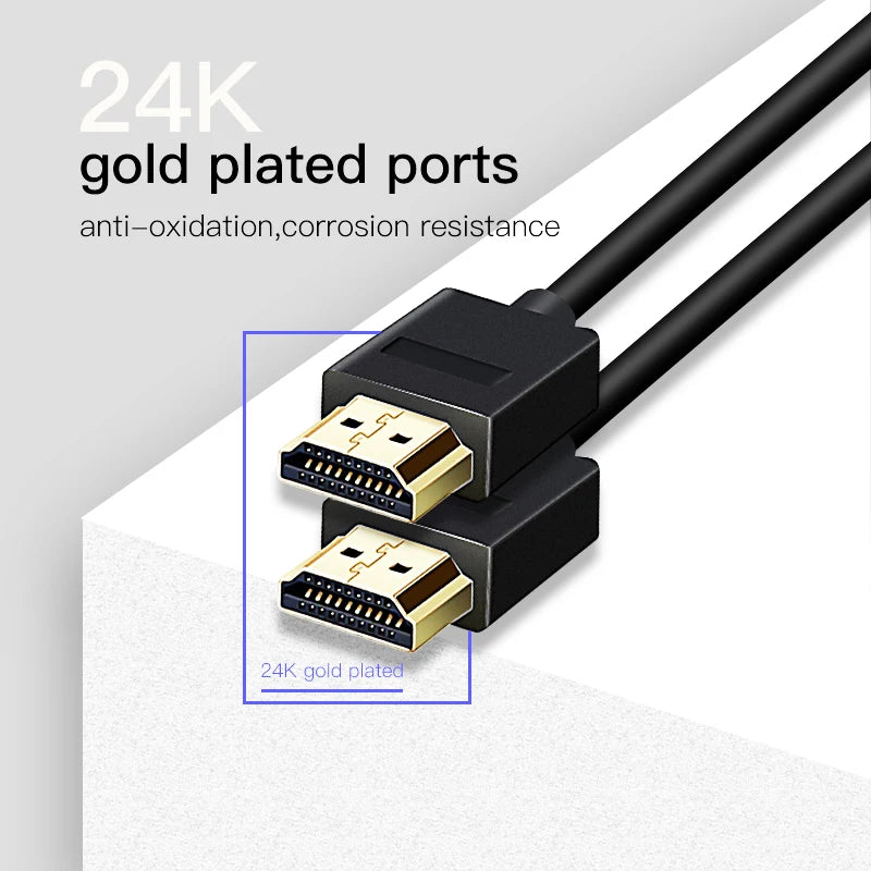 Shuliancable HDMI High Speed Male-Male 2.0 1080P 3D for Apple TV Xbox Computer 1m 1.5m 2m 3m 5m 7.5m 10m