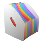 13-Layer Rainbow Mini File Folder Plastic Expanding Document Organizer for Office Study Home Student Teacher Gift Accordion