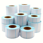 100PCS Direct Thermal Shipping Labels 40×30/70×30/70×70/100×100mm, Premium Commercial Thermal Sticker Paper with Permanent Adhes