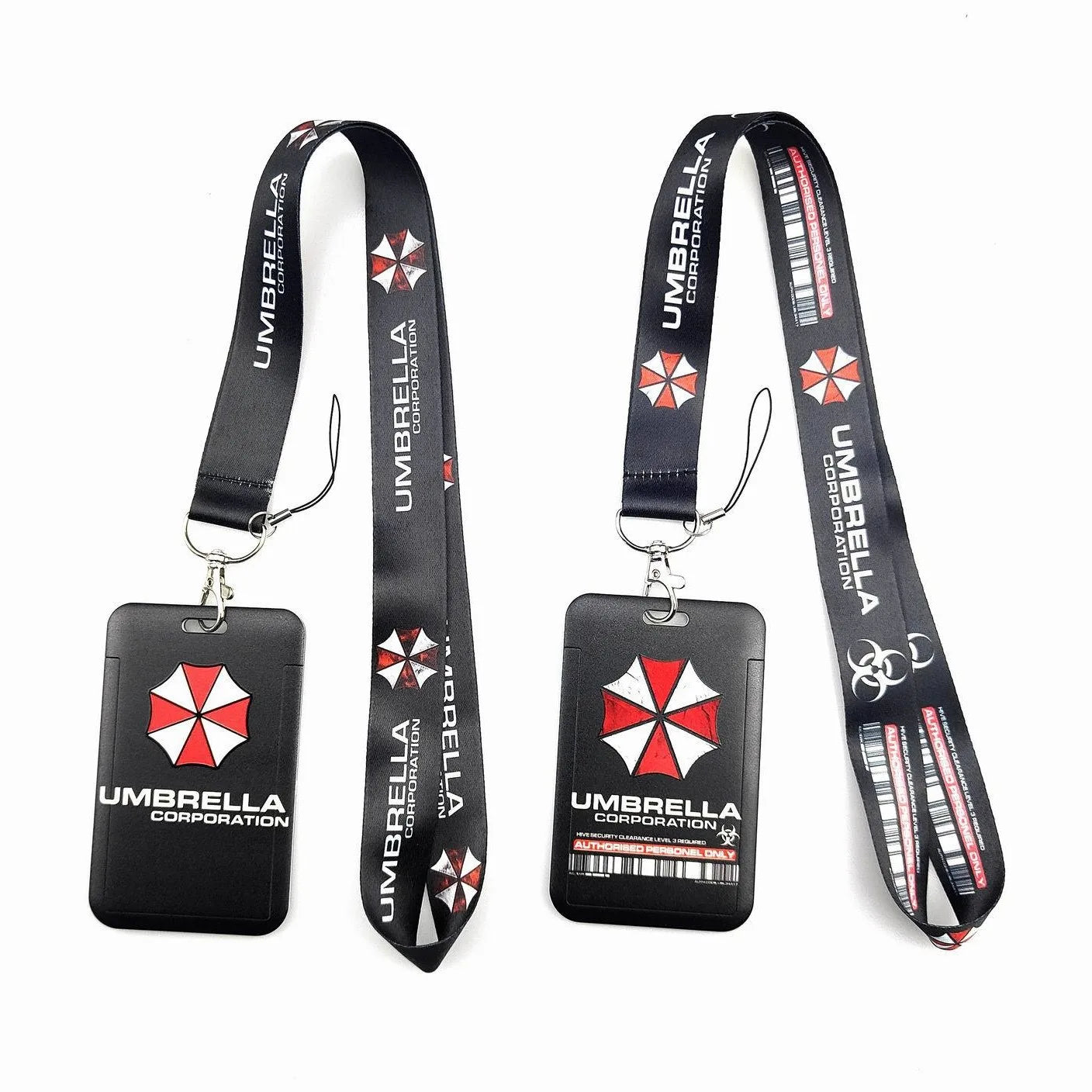 Game logo PVC Card Cover Student Campus Hanging Neck Bag Card Holder Lanyard ID Card Holders key chain