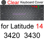 Keyboard Cover for Dell Latitude 14 7440 7450 7400 7404 7410 7414 7420 7424 7430 7480 7490 2 in 1 Silicone Protector Skin Case