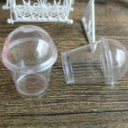 10Pcs Disposable Miniature Frappuccino Cup Home & Kitchen Ice Cream Cups Cover Lid Cake Decorating Plastic Baking Pastry Tools