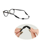 1/5pcs Universal Adjustable Eyewear Retainer Fit Sports Sunglasses Retainer Unisex Strap Safety Glasses Holder Large Round-Head