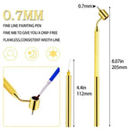 Detailing Fine Line Fluid Writer Paint Applicator Pen Car Scratch Repair Touch Up Slanting Precision Ruling Pen For Rock Chips