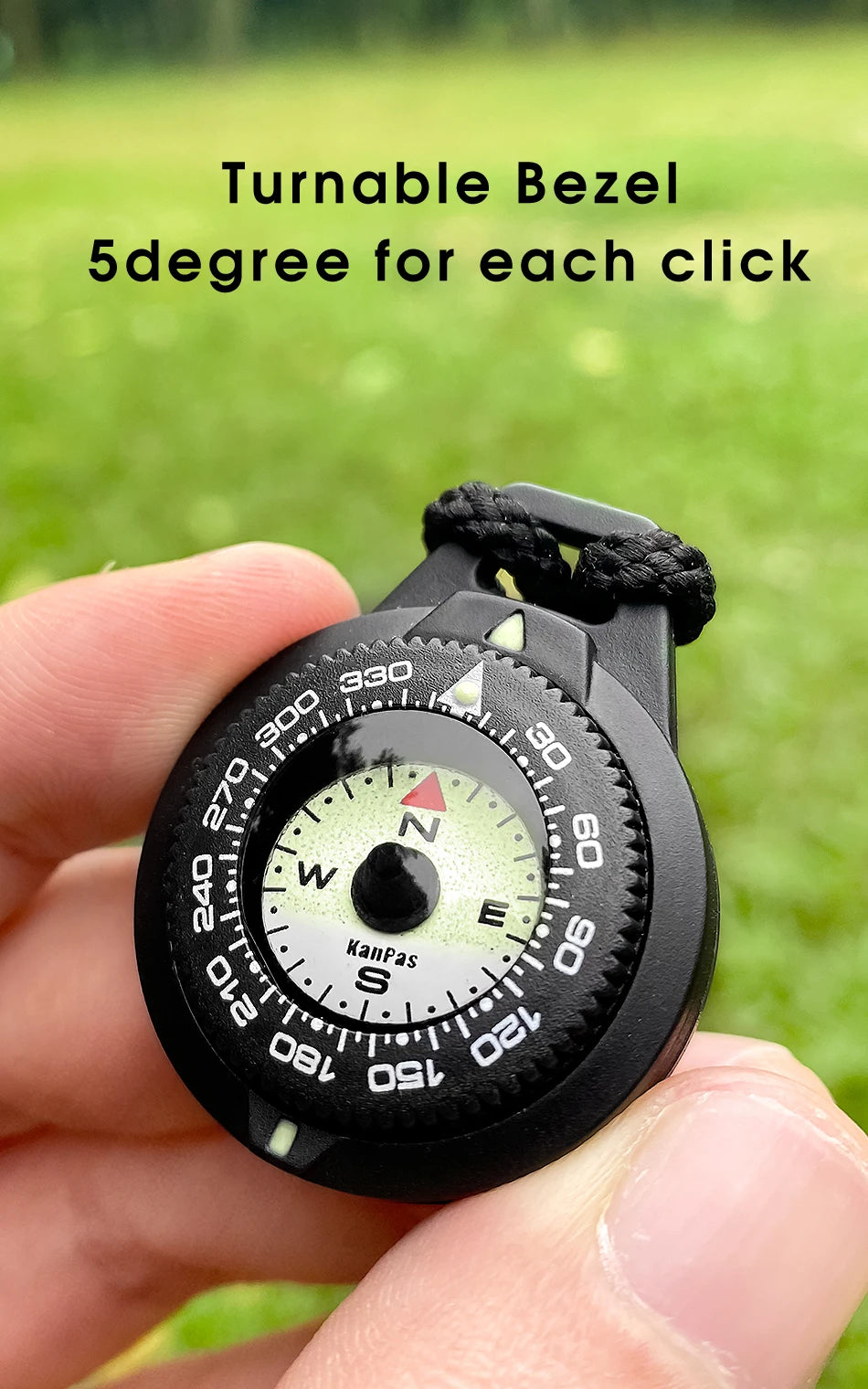 Kanpas EDC Outdoor Compass with Luminous / High Quality Compass / Outdoor Compass / Adventure Compass / K18 / K25