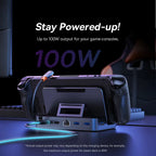Baseus USB C Docking Station for Steam Deck Nintend Switch Game Type C to HDMI 4K@60Hz RJ45 PD 100W USB 3.0 6-in-1 Type C Hub