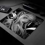 Anime Girls Mouse Pad 40X45 Large Square Computer Office Game Table Mats Rubber Anti-slip Mousepads 22x18 Small Decor Desk Pads