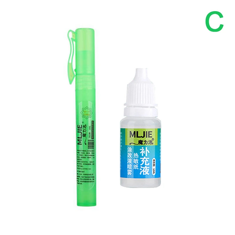 Elimination Privacy Spray Pen Thermal Paper Corrector Data Protection Privacy Protection Correction Fluid Portable Express Tool