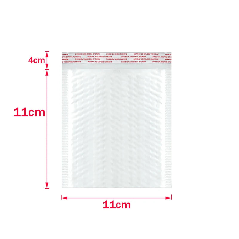 Bulk 50 Shockproof White Foam Envelope Bag Self-sealing Padded Mail Bubble Bag Envelope Shipping Office Packaging Parcel