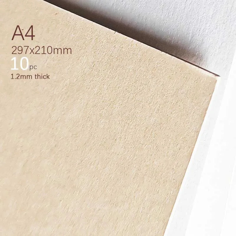 Thick Paper Hard Cardboard 1mm 1.2mm White Kraft 2 Sides Color Diy Handmake Card Making Craft Paper Chipboard Backing Board