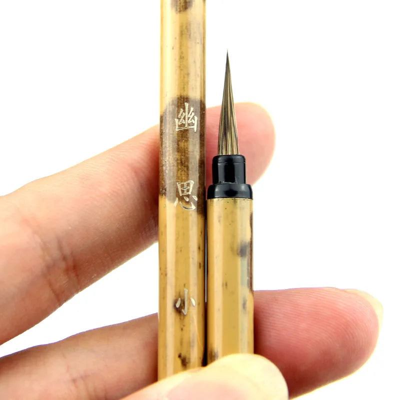Rabbit Hair Brush Pen Song Huizong Slender Gold Calligraphy Brushes Chinese Aquarelle Meticulous Painting Outline Brush Pen