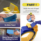Painter Masking Tape Applicator Dispenser Machine Adhesive Tape with Tape Cutting Tool for Repair and Beautify Crack in Tile
