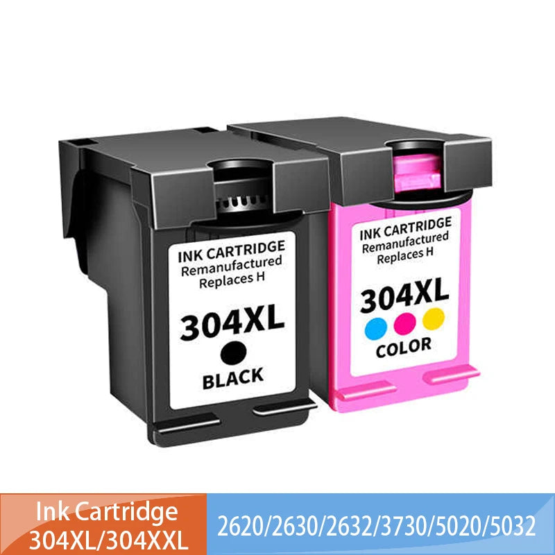 304XL Ink Cartridge for HP 304XL HP 304 Deskjet 2620 3700 3720 3730 3750 3752 3762 3760 5000 5010 5020 5030 5032 5034 2620 2630