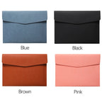 Faux Leather Document Bag, Business Information Bag, A4 Folder, School and Office Supplies, Storage Bag