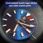 custom dial personalized brand color  metal transfer small  watch logo sticker