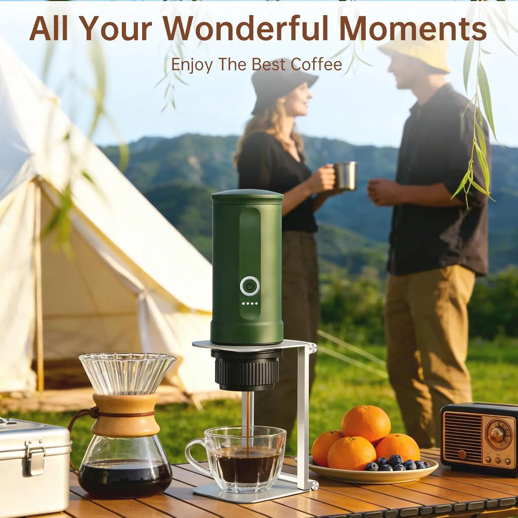 Foldable Coffee Aluminum Alloy Back Pillow for Couples Foam Wireless Electric Portable Espresso Drip Holder Support Backrest